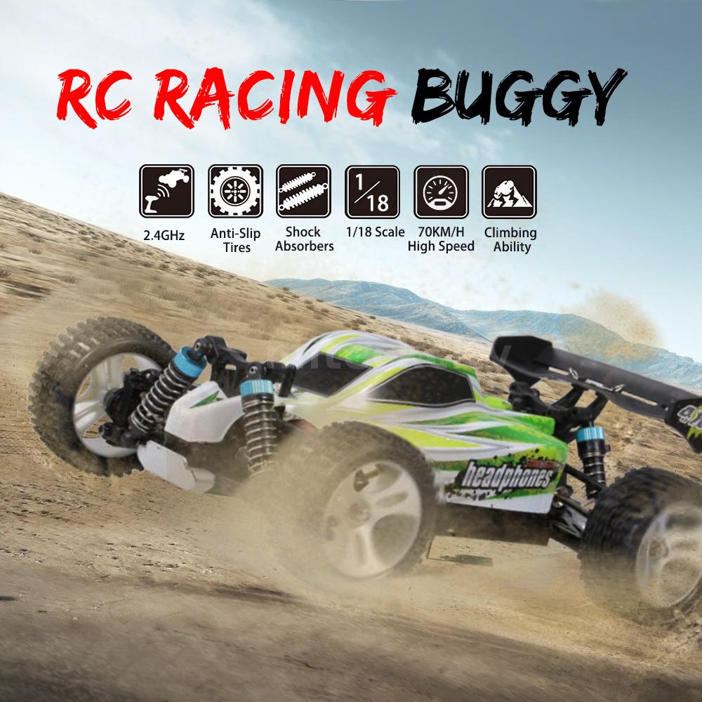 Max 70km H Wltoys 59 B 2 4g 1 18 4wd Elettrico Rtr Offroad Buggy Rc Auto J1a3 Ebay